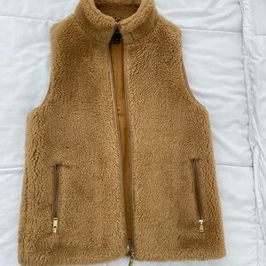 J. Crew Tan Vest XXS
